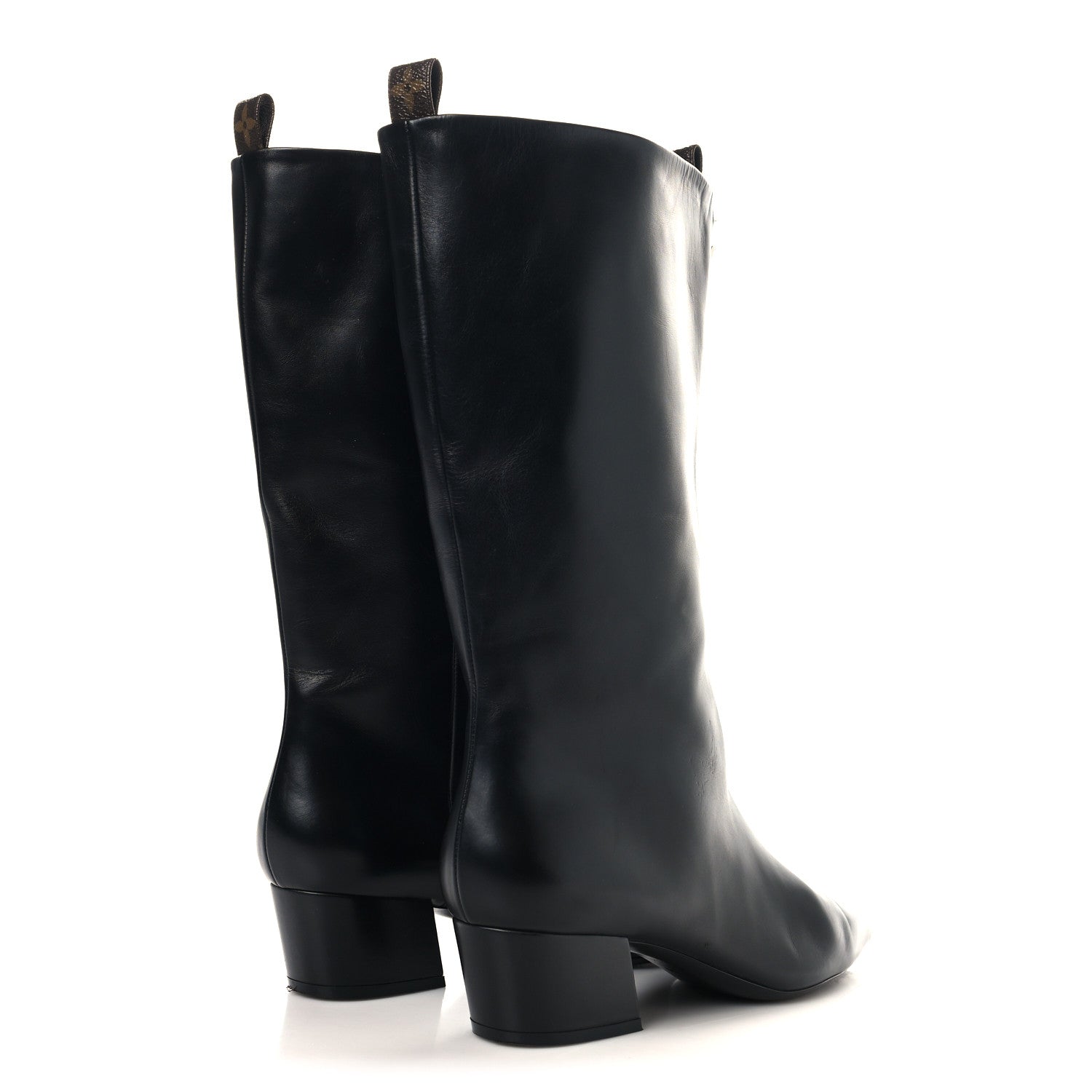Calfskin Nightfall Boots 40 Black