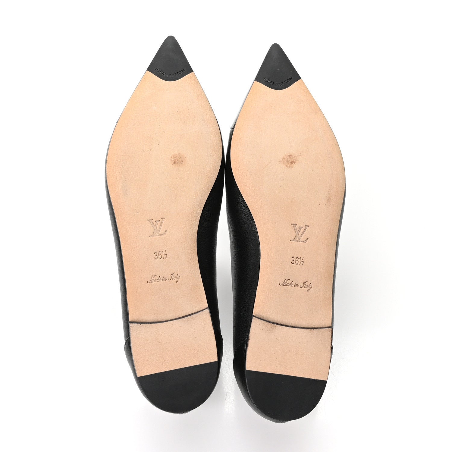 Lambskin Capucines Flat Ballerinas 36.5 Black