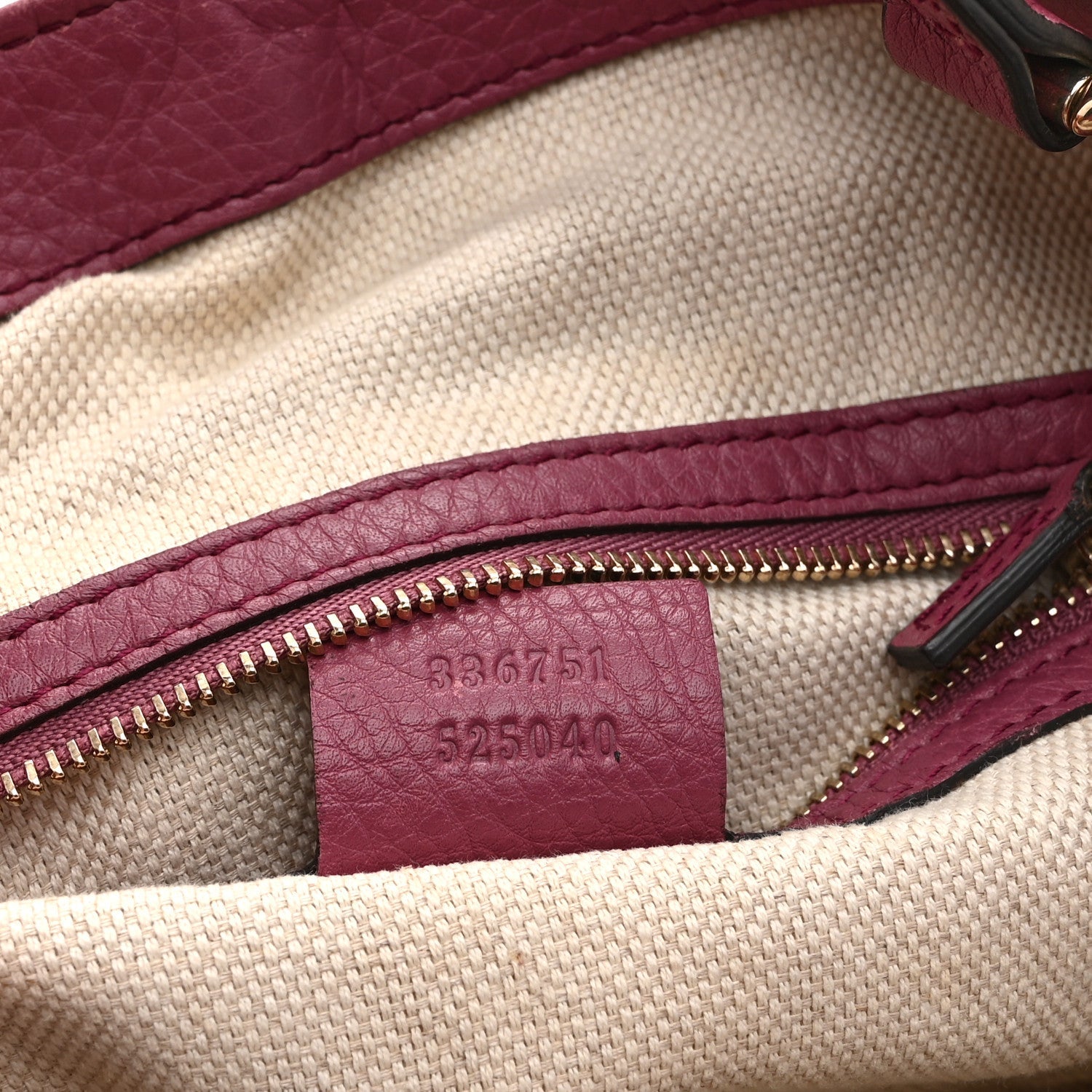 Pebbled Calfskin Small Soho Shoulder Bag Peonia Flower