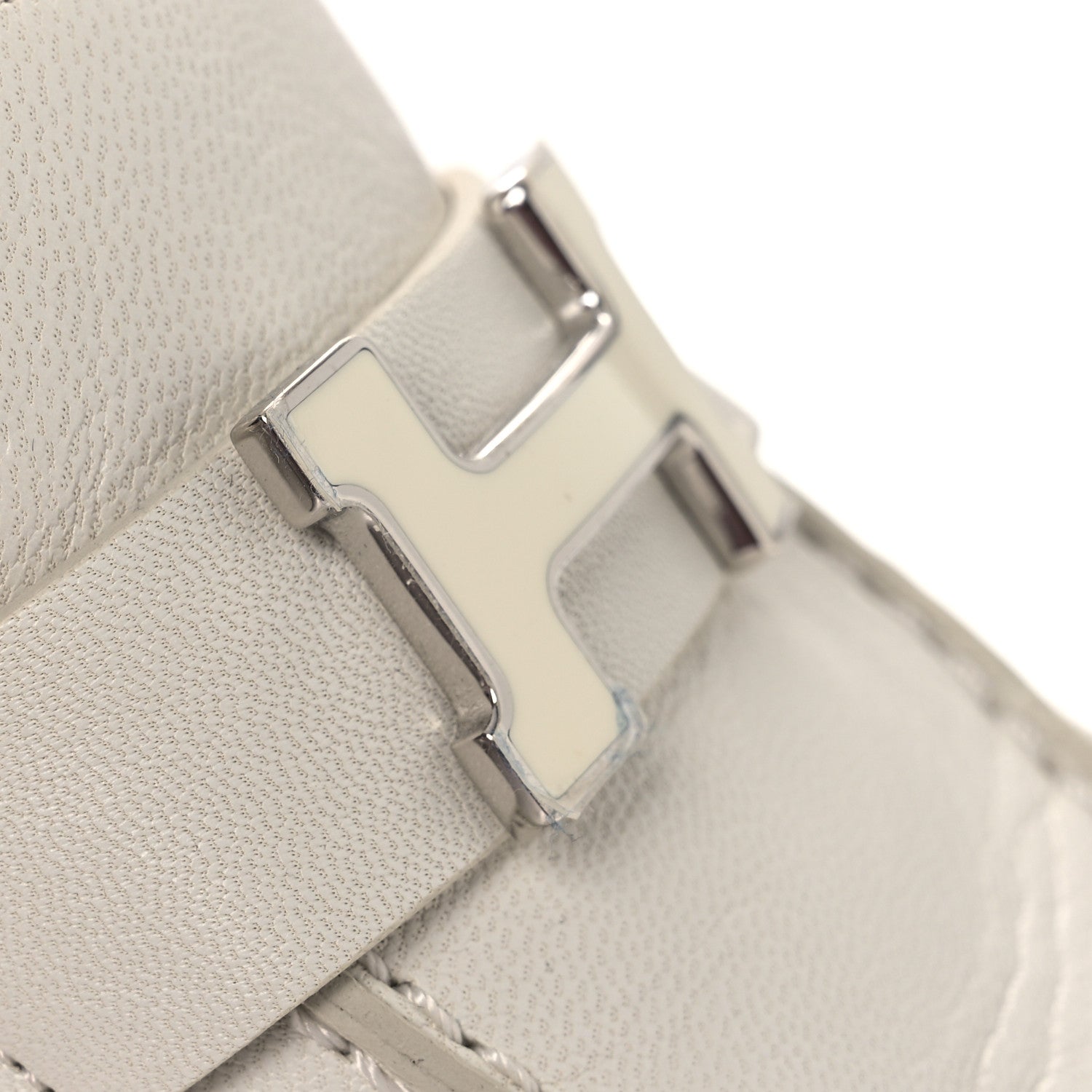 Calfskin Womens Paris Loafers 37 White