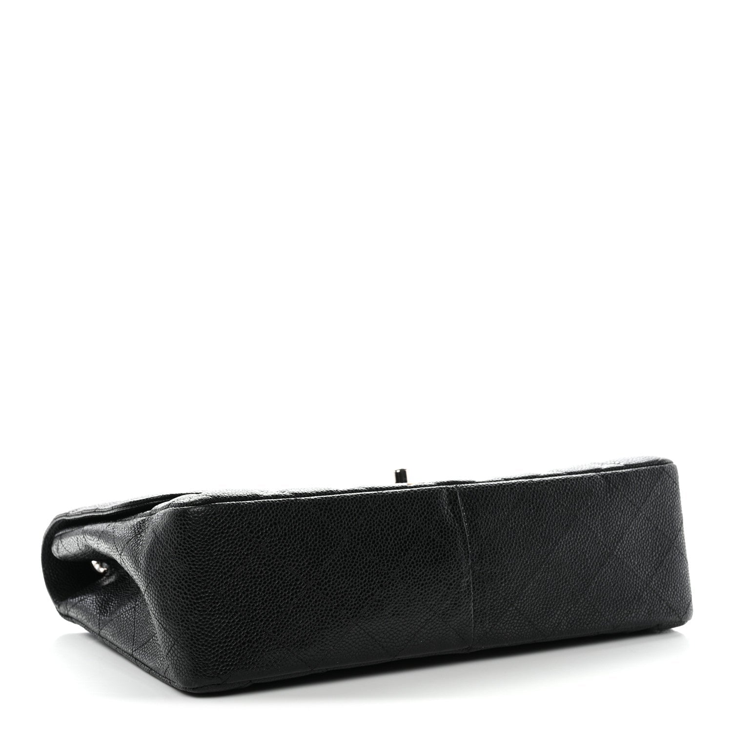 Caviar Quilted Jumbo Single Flap Black