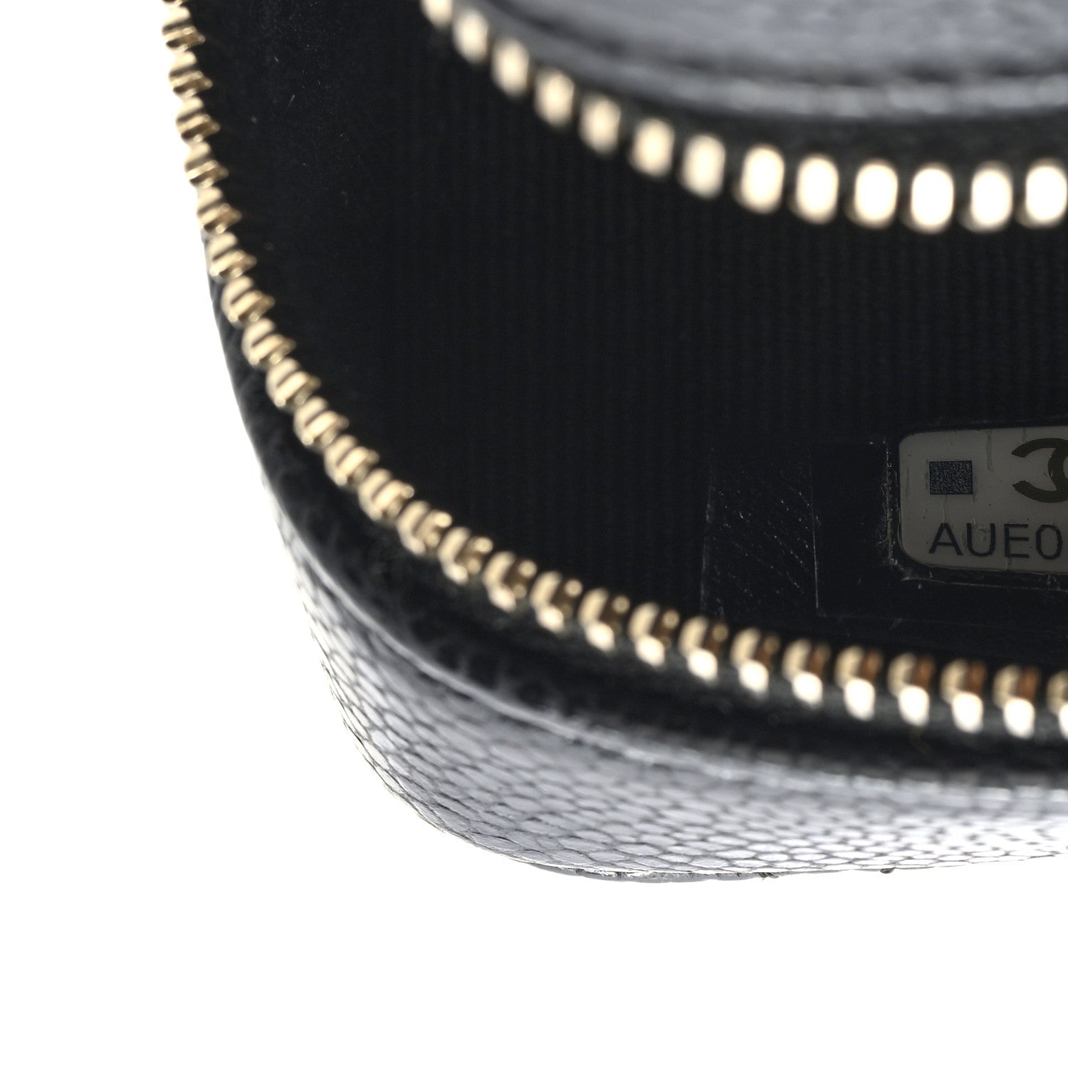 Caviar Quilted Clutch With Chain Black