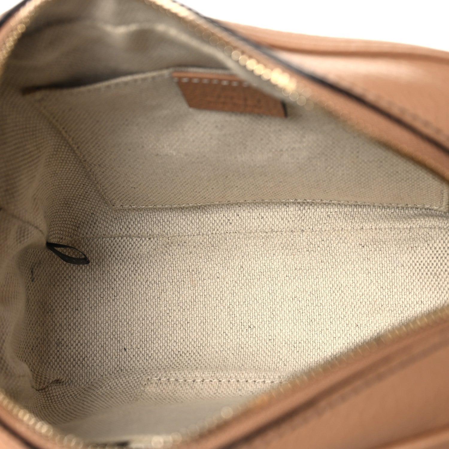 Pebbled Calfskin Small Soho Disco Bag Camelia