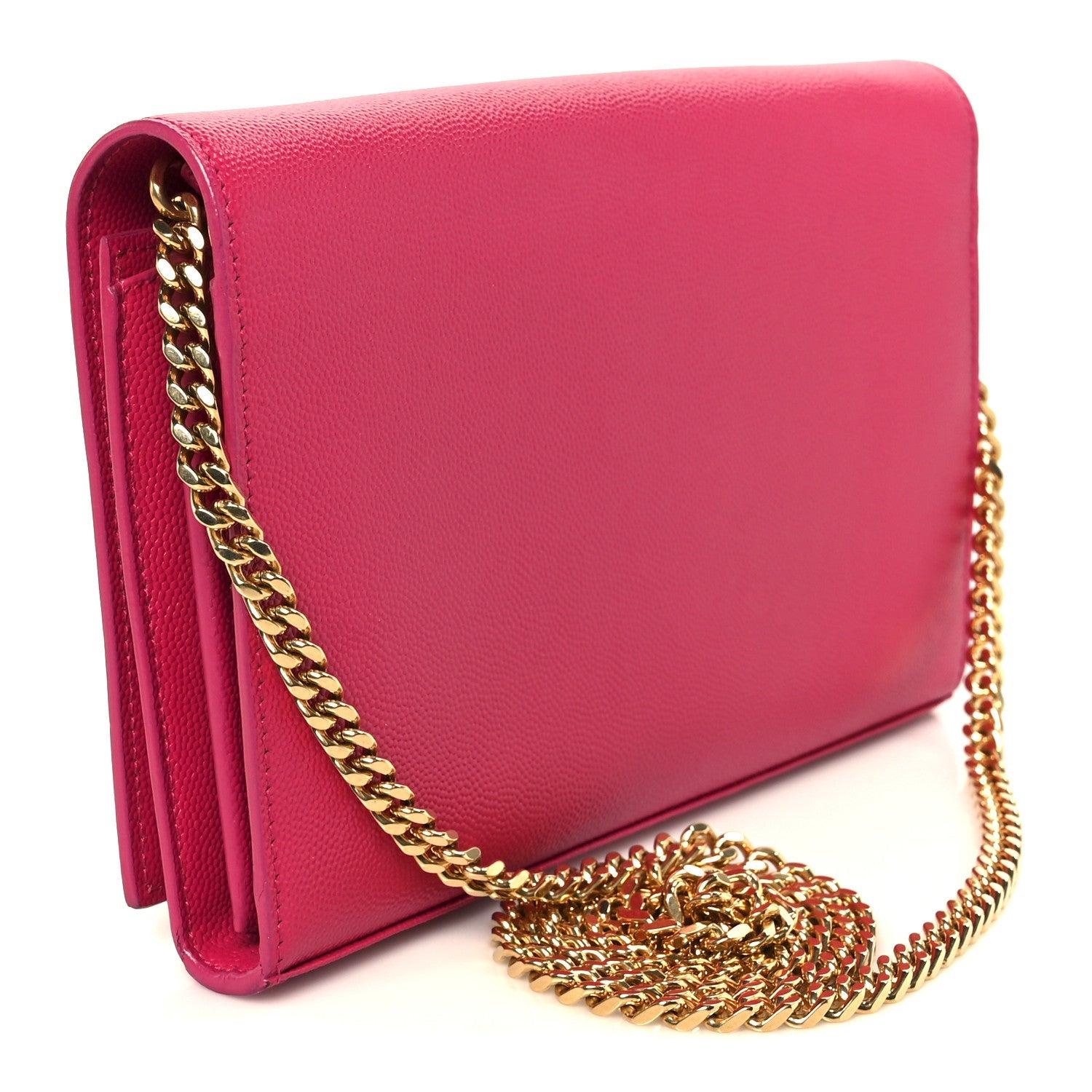 Grain De Poudre Monogram Chain Wallet Bubblegum