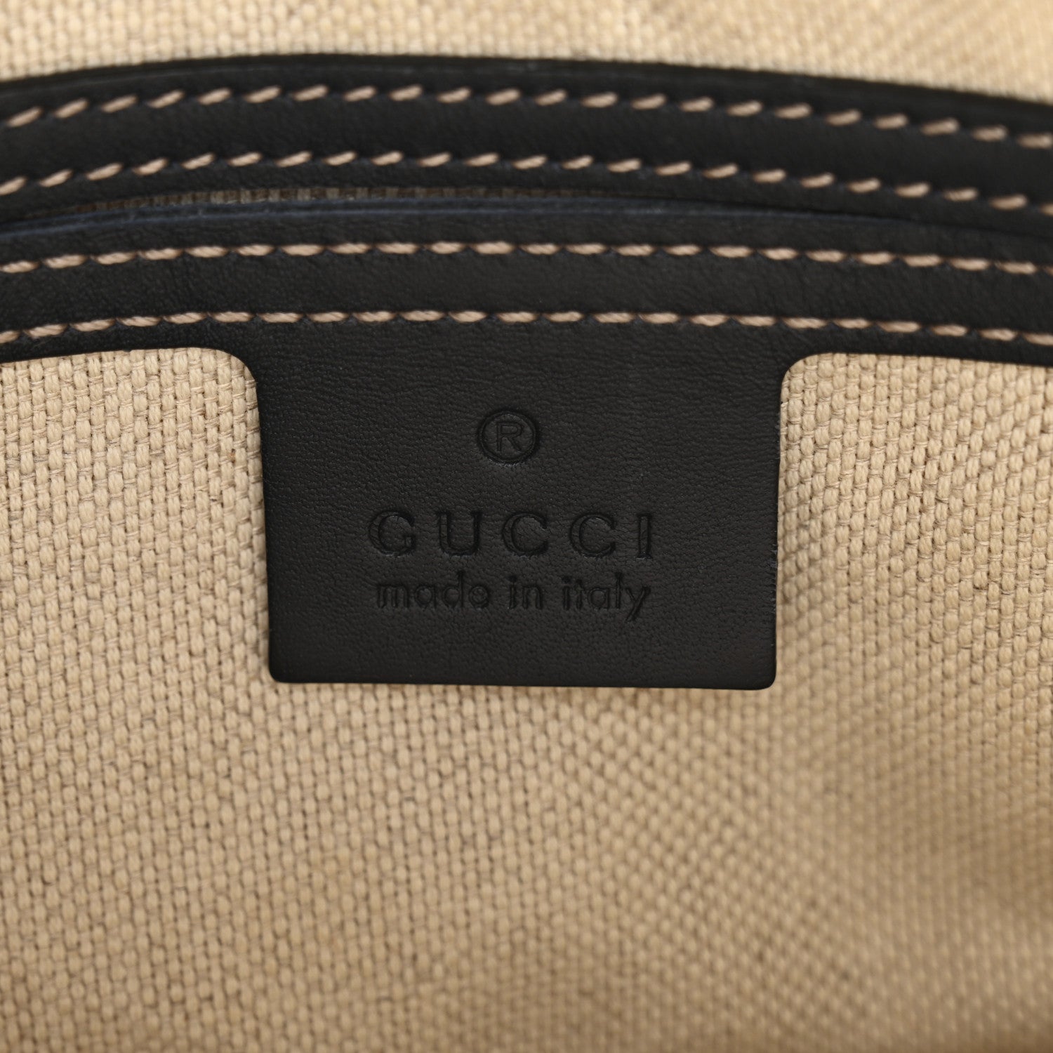 GG Supreme Monogram Belt Bag Navy