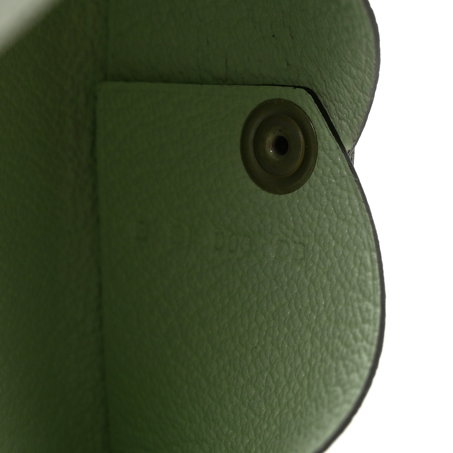 Chevre Mysore Calvi Card Case Vert Fizz