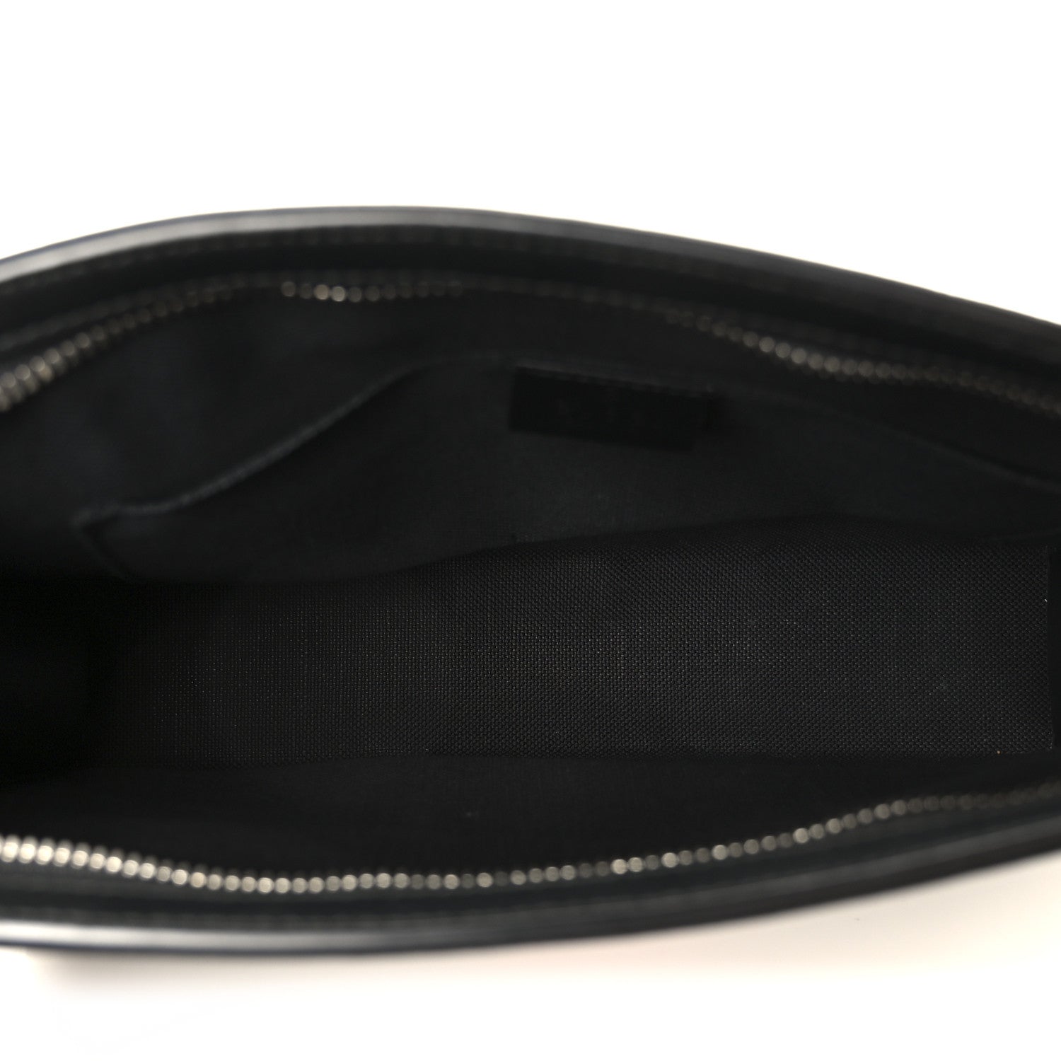 GG Supreme Monogram Selleria Calfskin Web New Web Cosmetic Case Black