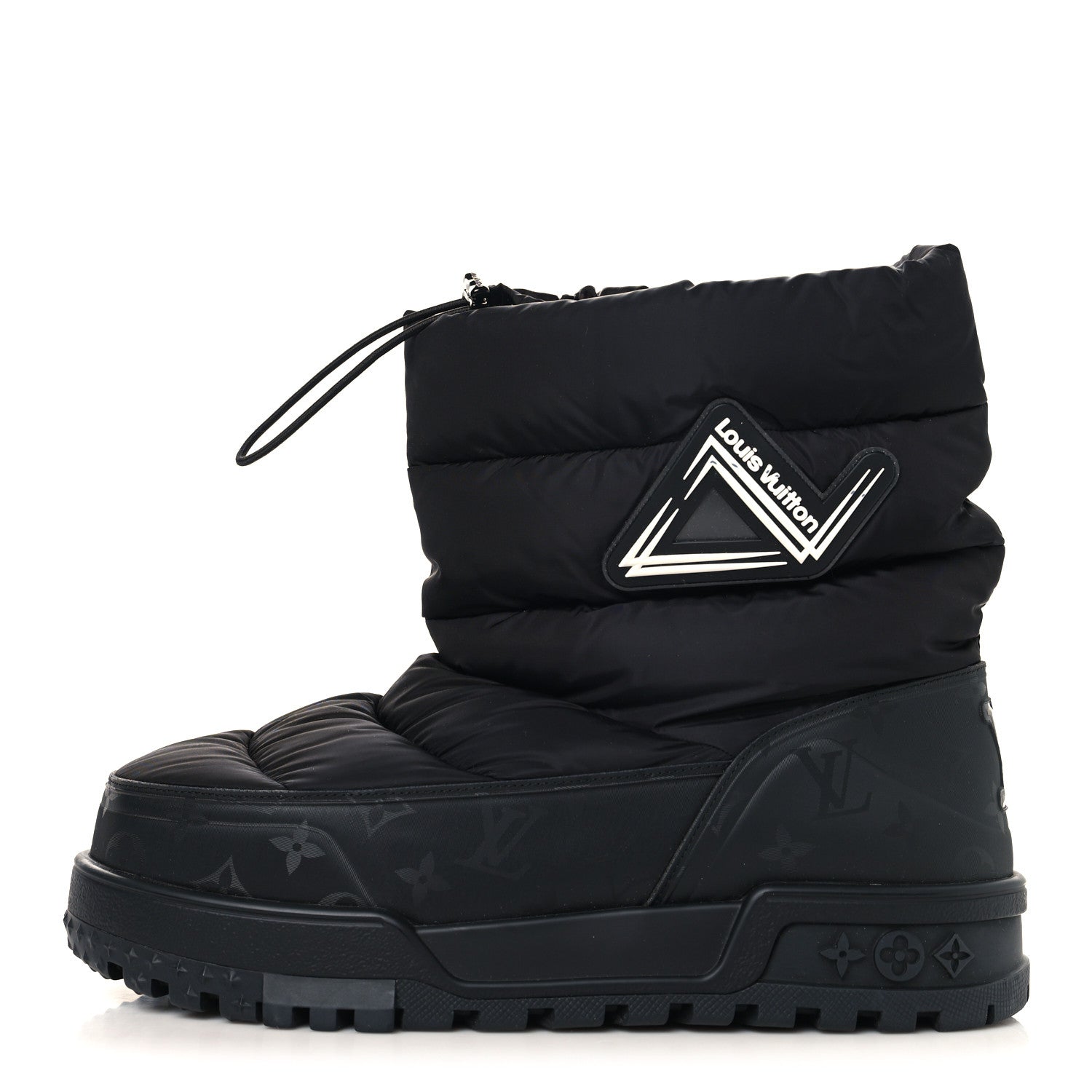 Nylon Monogram LV Alpine Mens Boot 9 Black