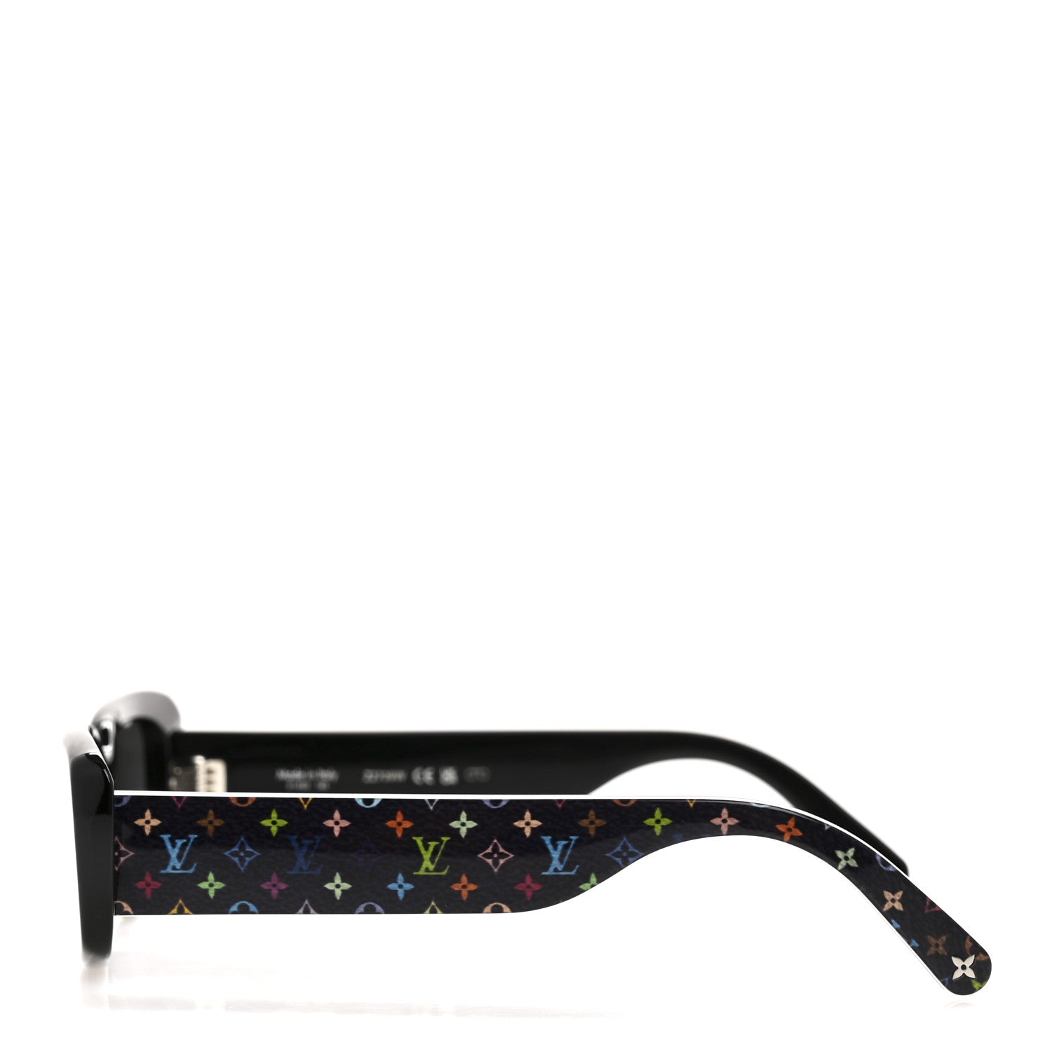 LV X TM Acetate Monogram Multicolor Sunglasses Z2709W Black
