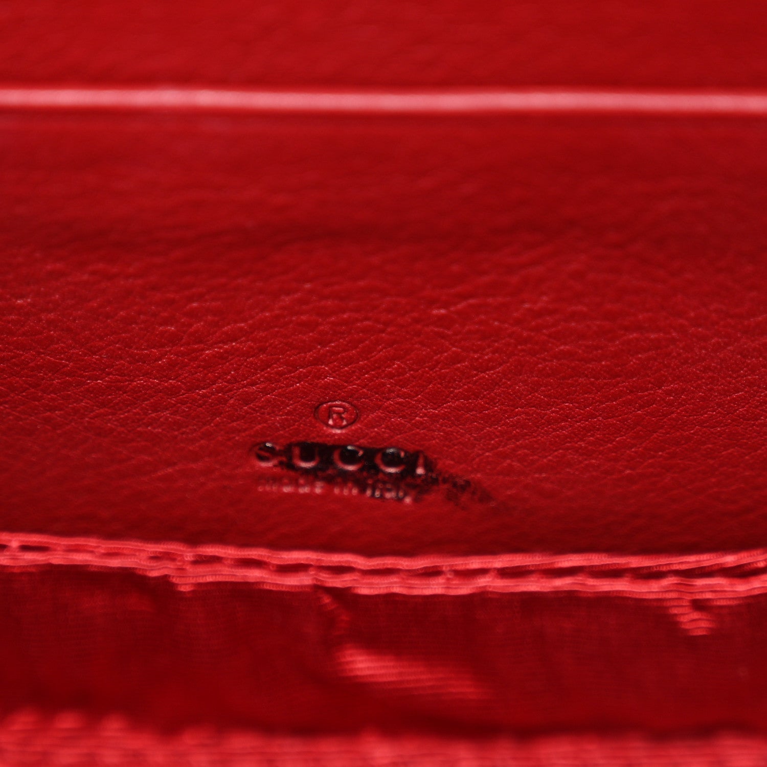 Moire Fabric Calfskin Rhinestone Monogram Monochrome Lizard Embossed Mini Bamboo 1947 Top Handle Chain Bag Red