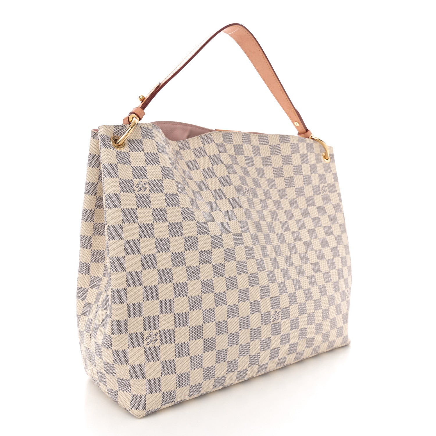Damier Azur Graceful MM Rose Ballerine