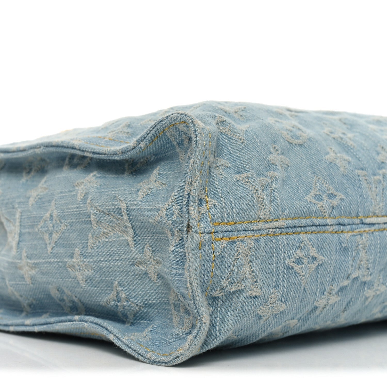 Monogram Washed Denim Let Go PM Sky Blue