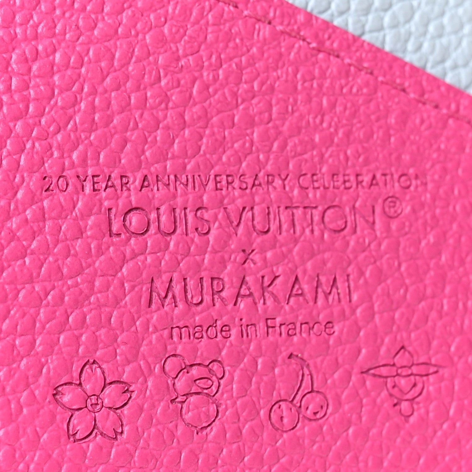 LV X TM Monogram Multicolor Criss-Cross Card Holder Kawaii Pink
