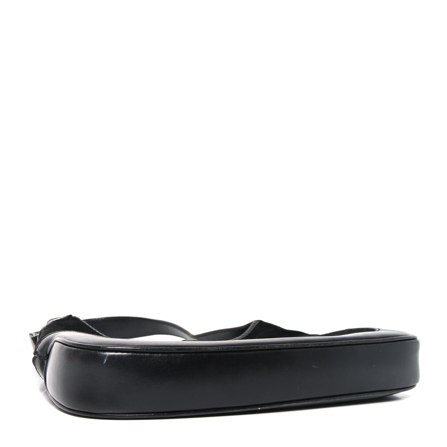 Suede Small Jackie O Hobo Black