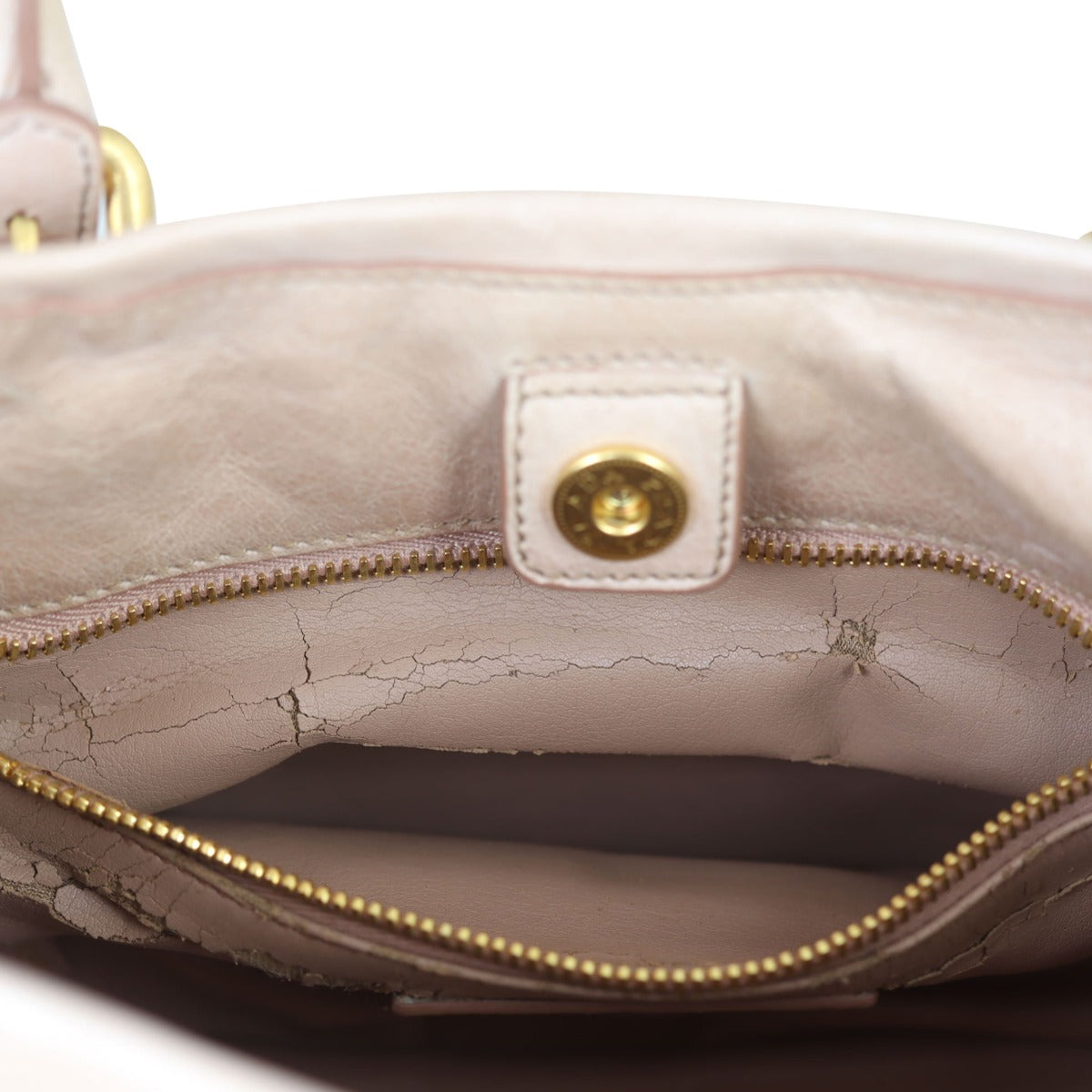 Prada Vitello Shine Bow Satchel
