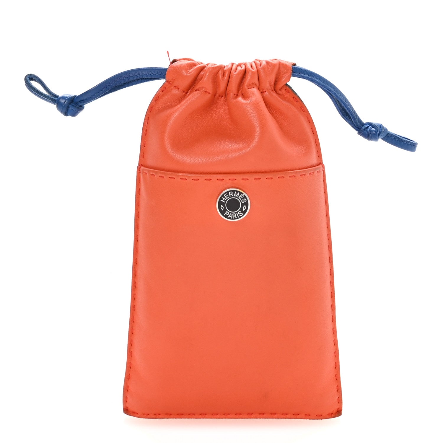 Milo Lambskin Swift Pilo Phone Case Orange Blue