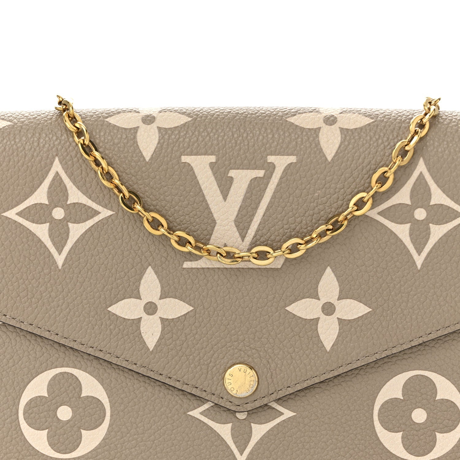 Empreinte Monogram Giant Felicie Pochette Tourterelle Creme