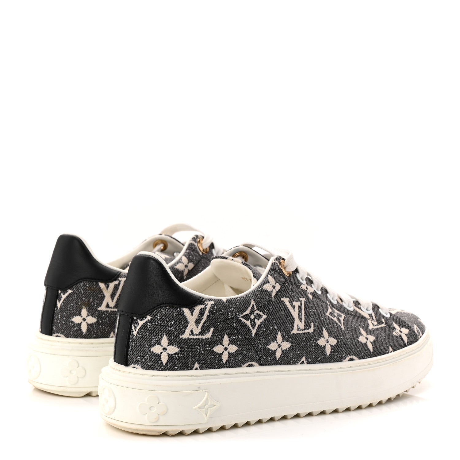 Denim Monogram Time Out Sneakers 39