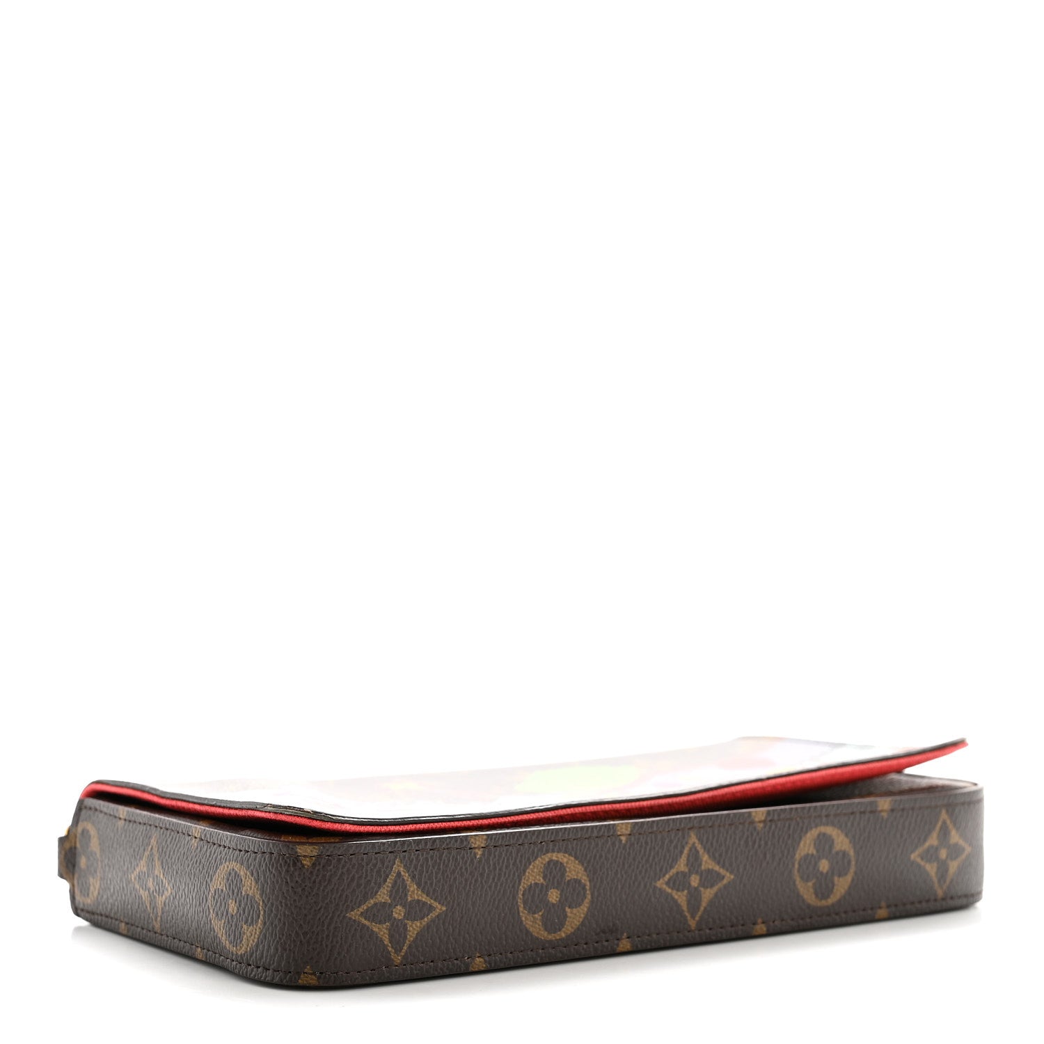 Monogram 2022 Christmas Animation China Chengdu Pochette Felicie Chain Wallet Red