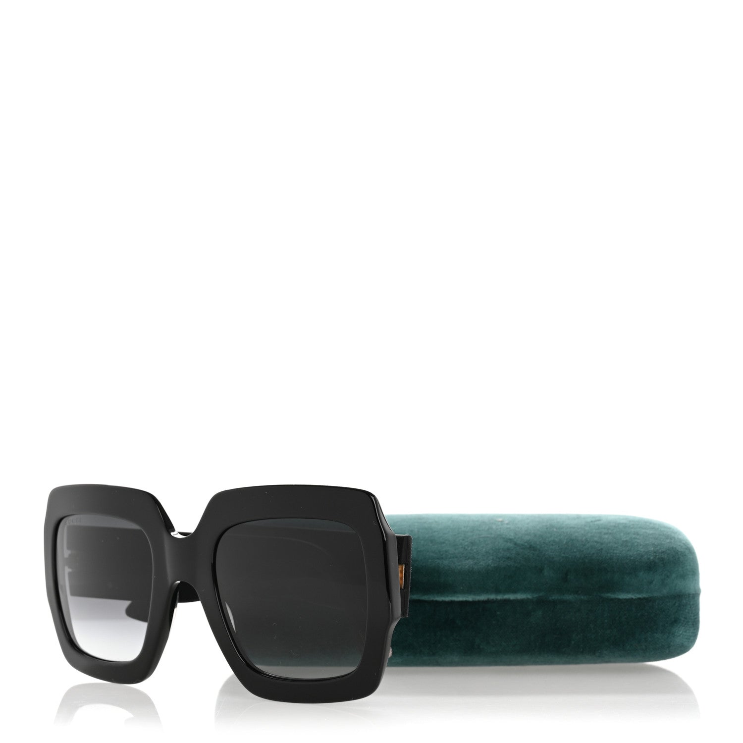 Acetate Square Frame Sunglasses GG0102S Black