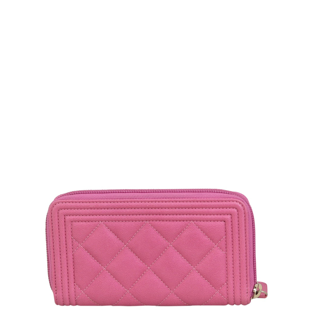 Chanel Boy Zip Around Wallet