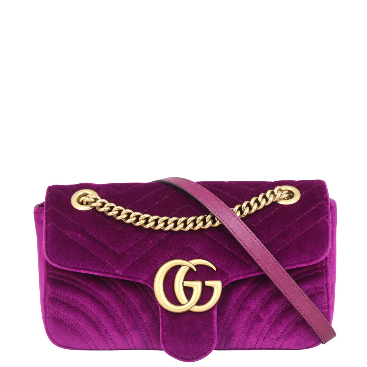Gucci GG Marmont Velvet Small Shoulder Bag