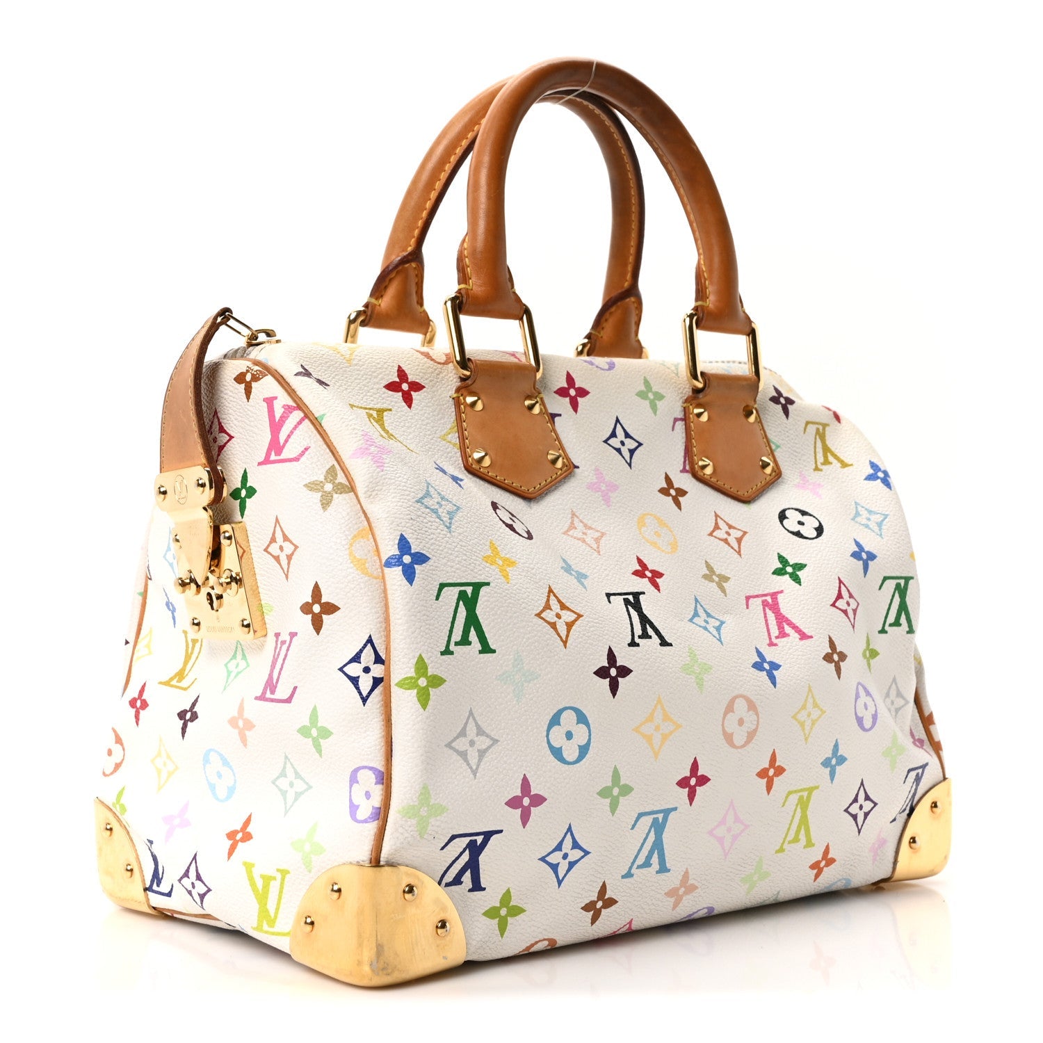 Monogram Multicolor Speedy 30 White