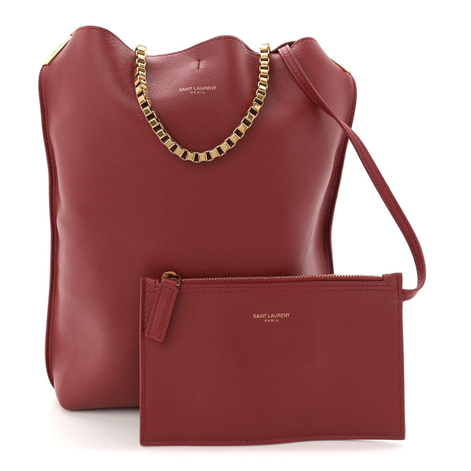 Smooth Calfskin Small Suzanne Hobo Red