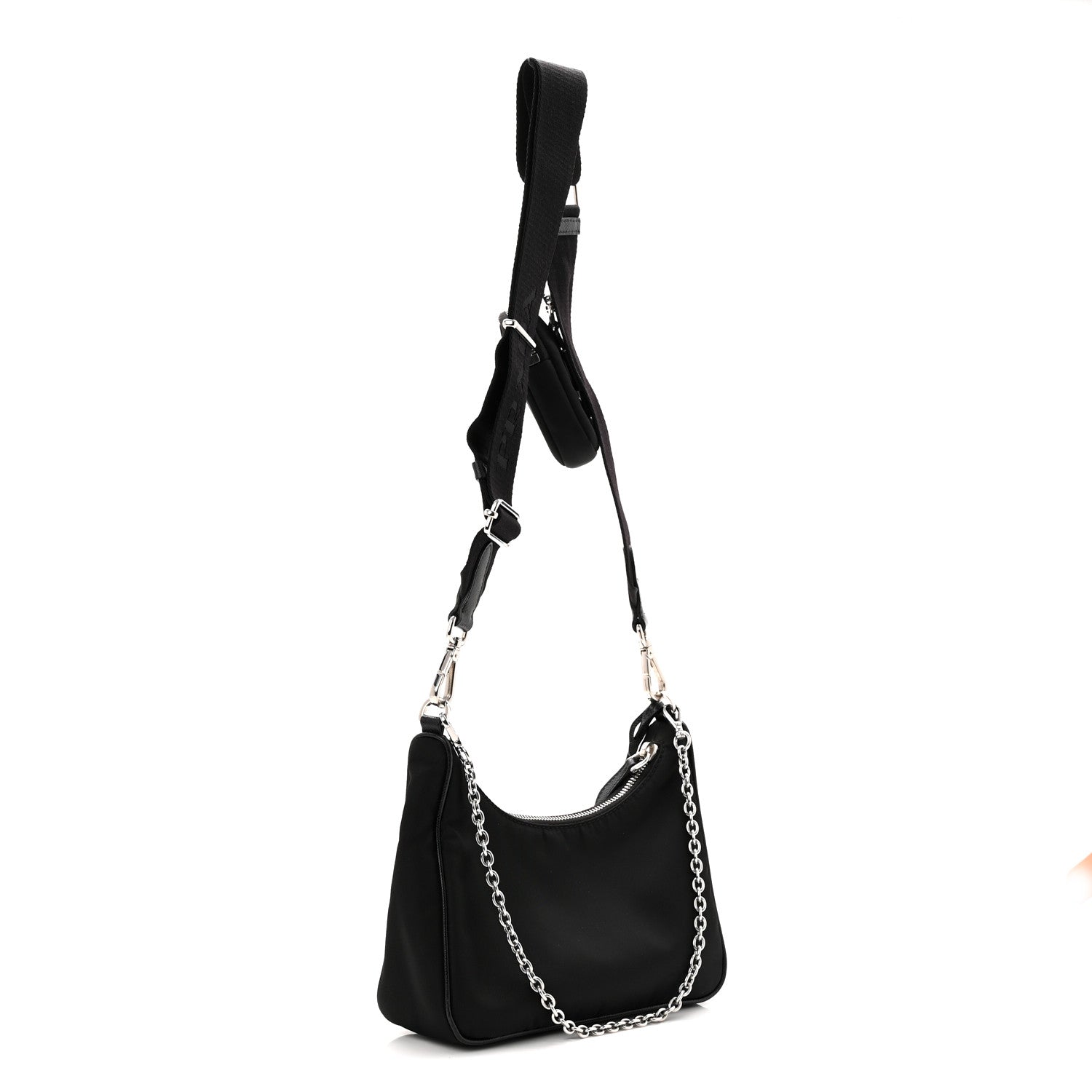 Nylon Re-Edition 2005 Shoulder Bag Black