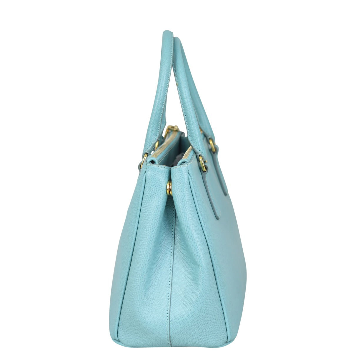 Prada Saffiano Lux Galleria Double Zip Tote Small