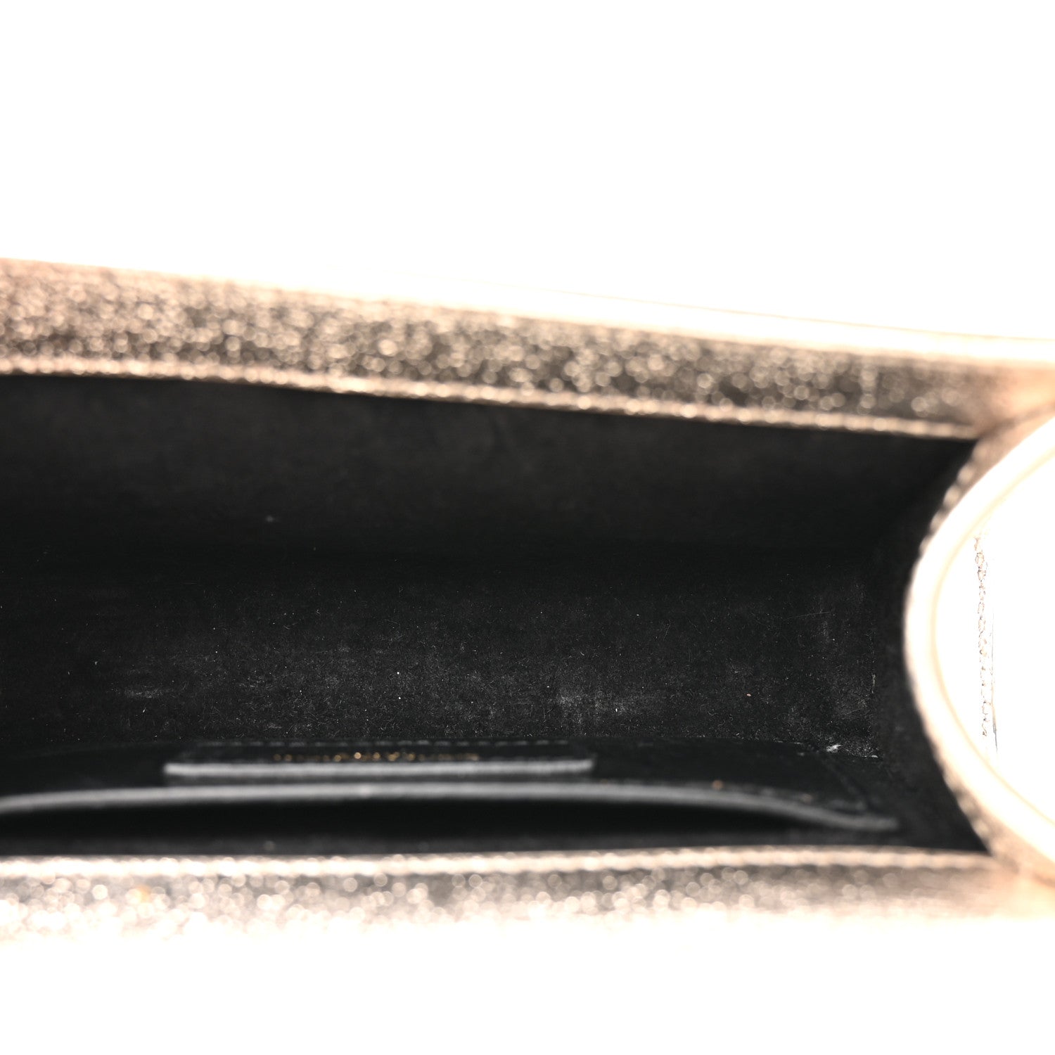 Metallic Calfskin Small Classic Monogram Kate Satchel Platine
