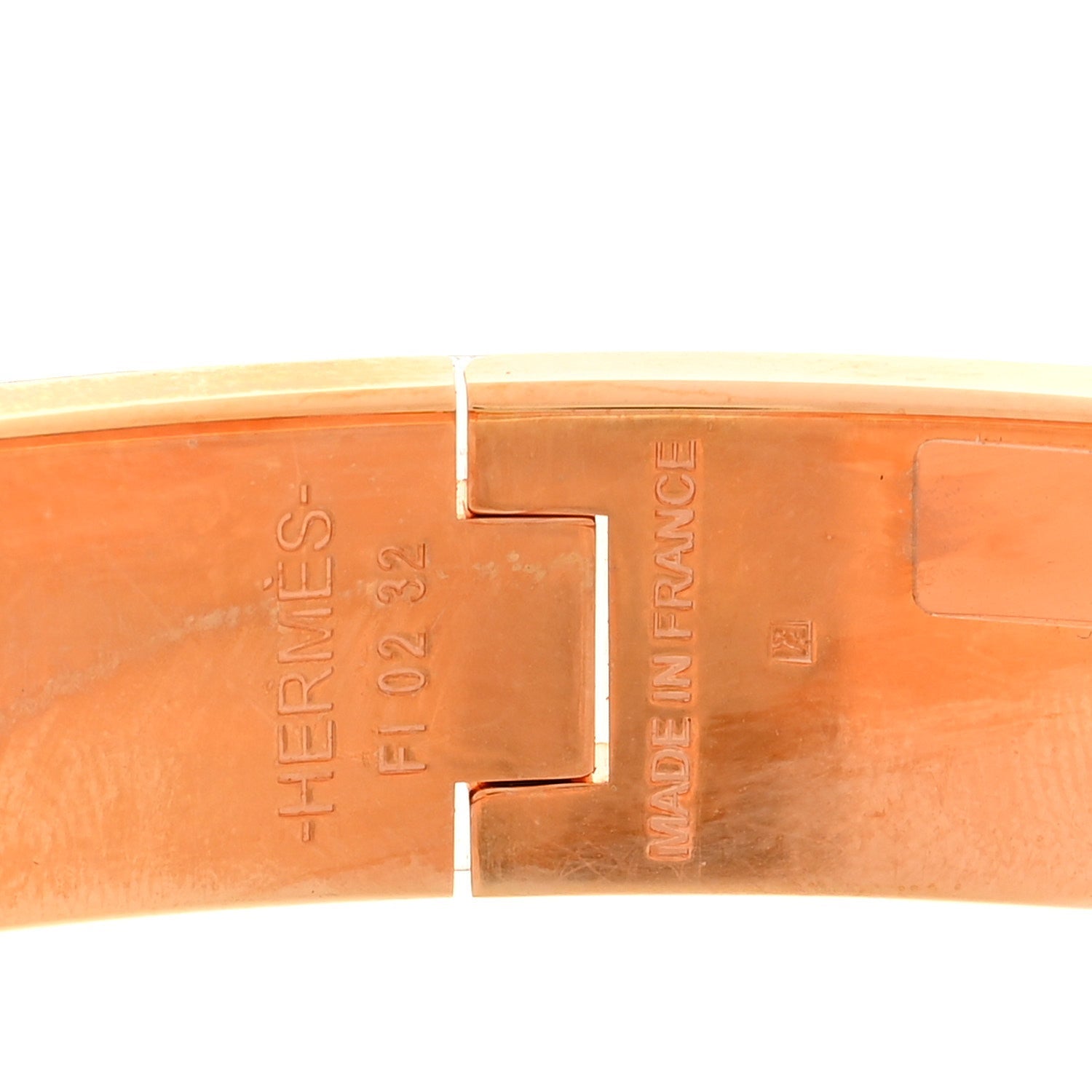 Enamel Narrow Clic Clac H Bracelet PM Vert FIzz