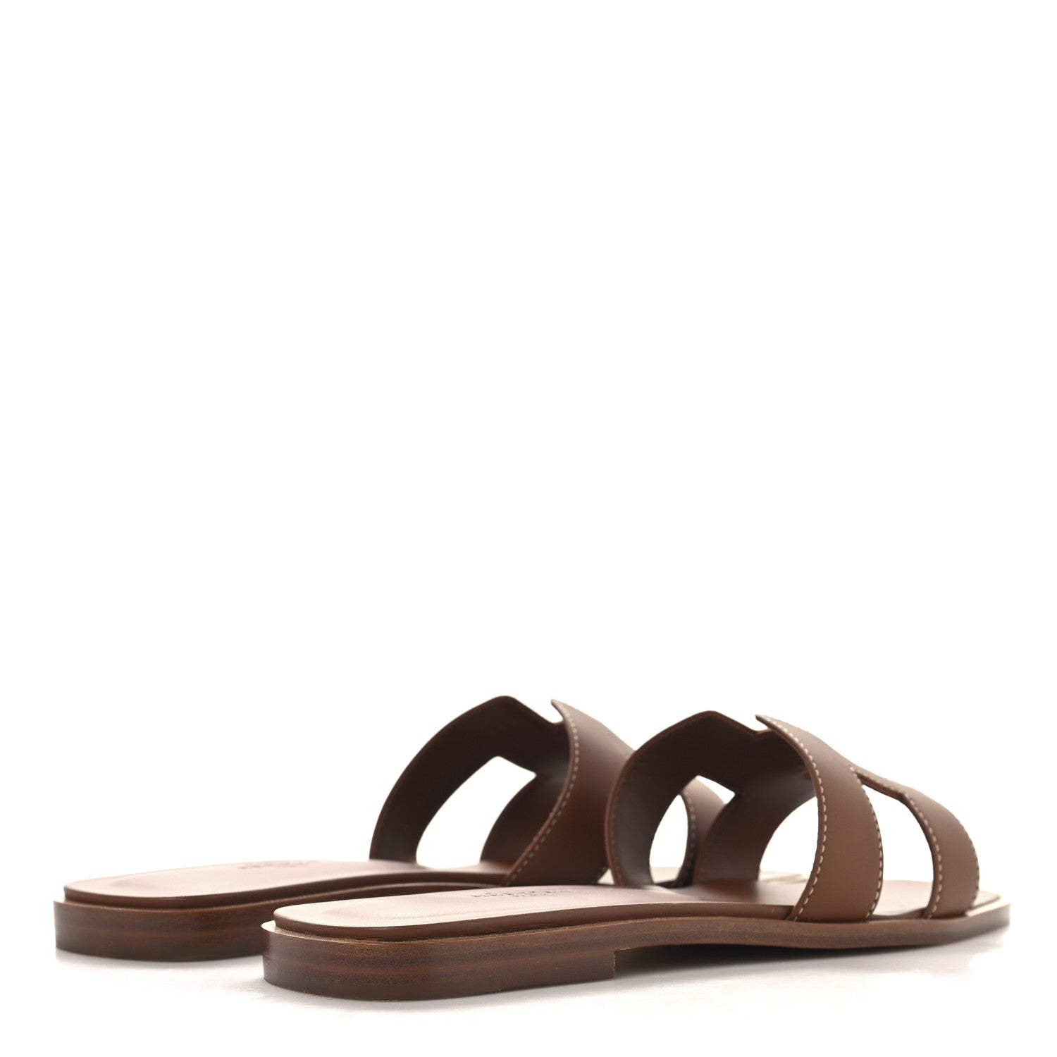 Box Calfskin Oran Sandals 38 Gold
