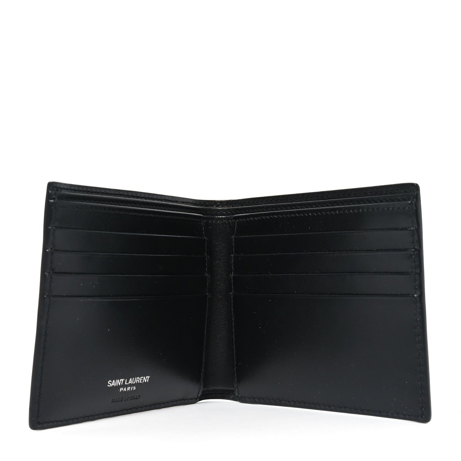 Smooth Calfskin Monogram East West Wallet Black