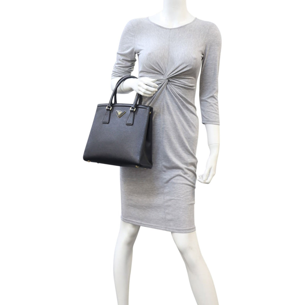 Prada Saffiano Lux Tall Tote