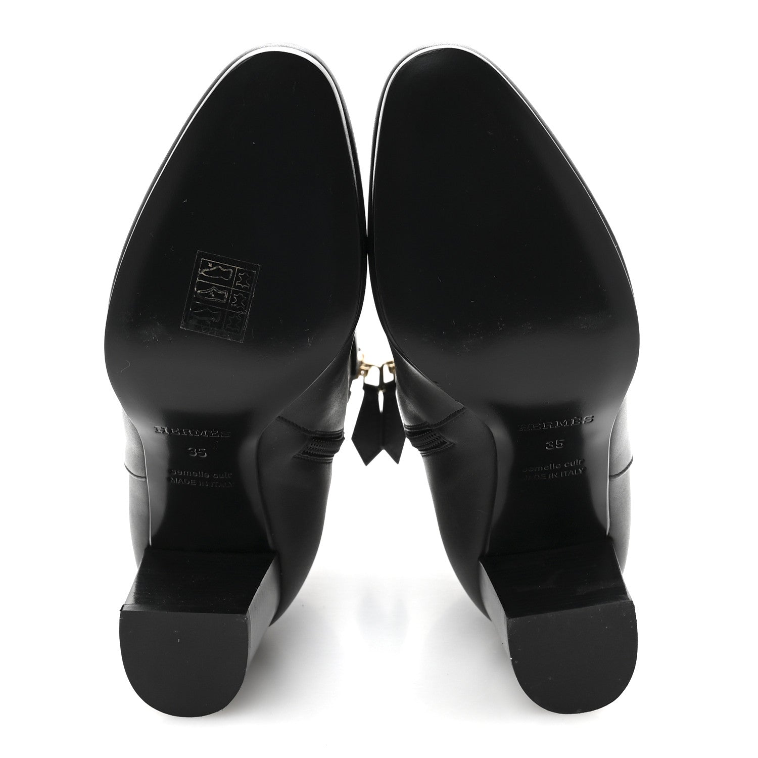 Calfskin Saint Germain Ankle Boots 35 Black