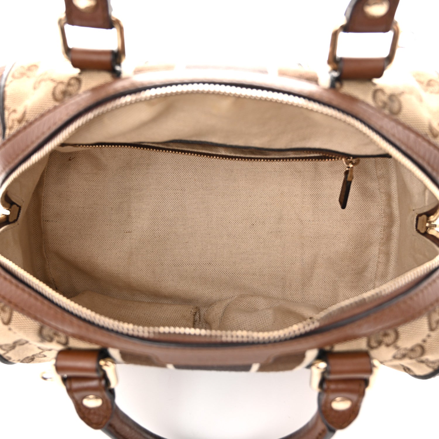 Monogram Vintage Web Small Boston Brown