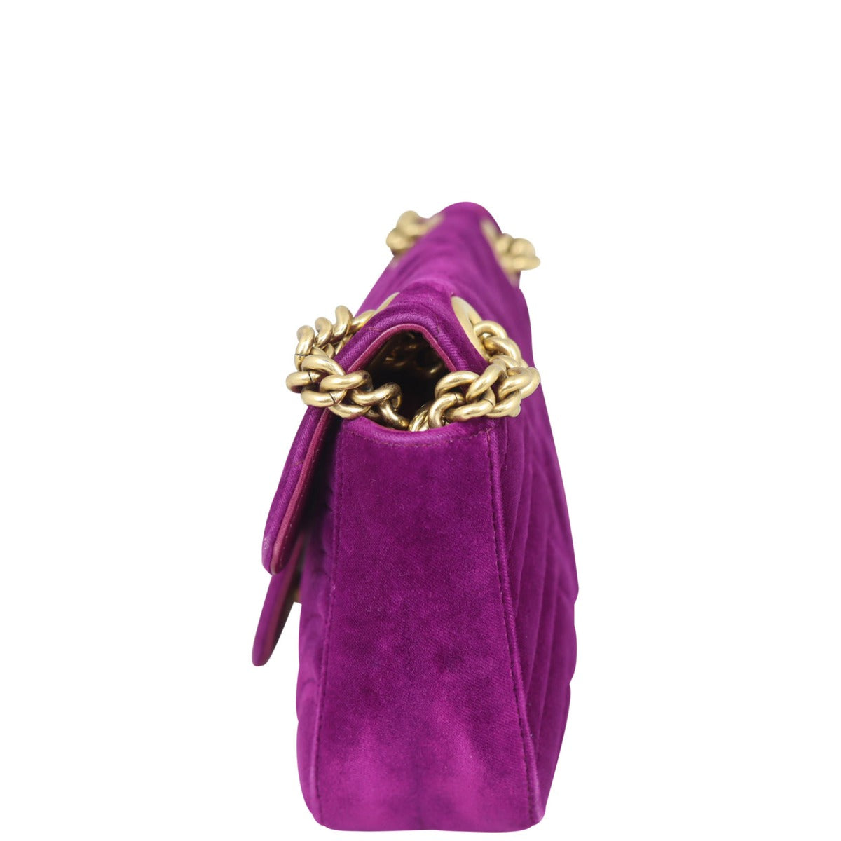Gucci GG Marmont Velvet Mini Shoulder Bag