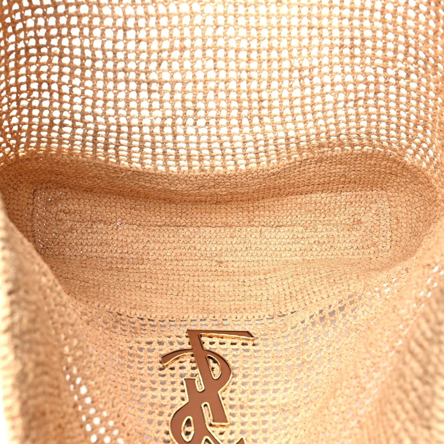 Raffia Icare Shopping Tote Natural