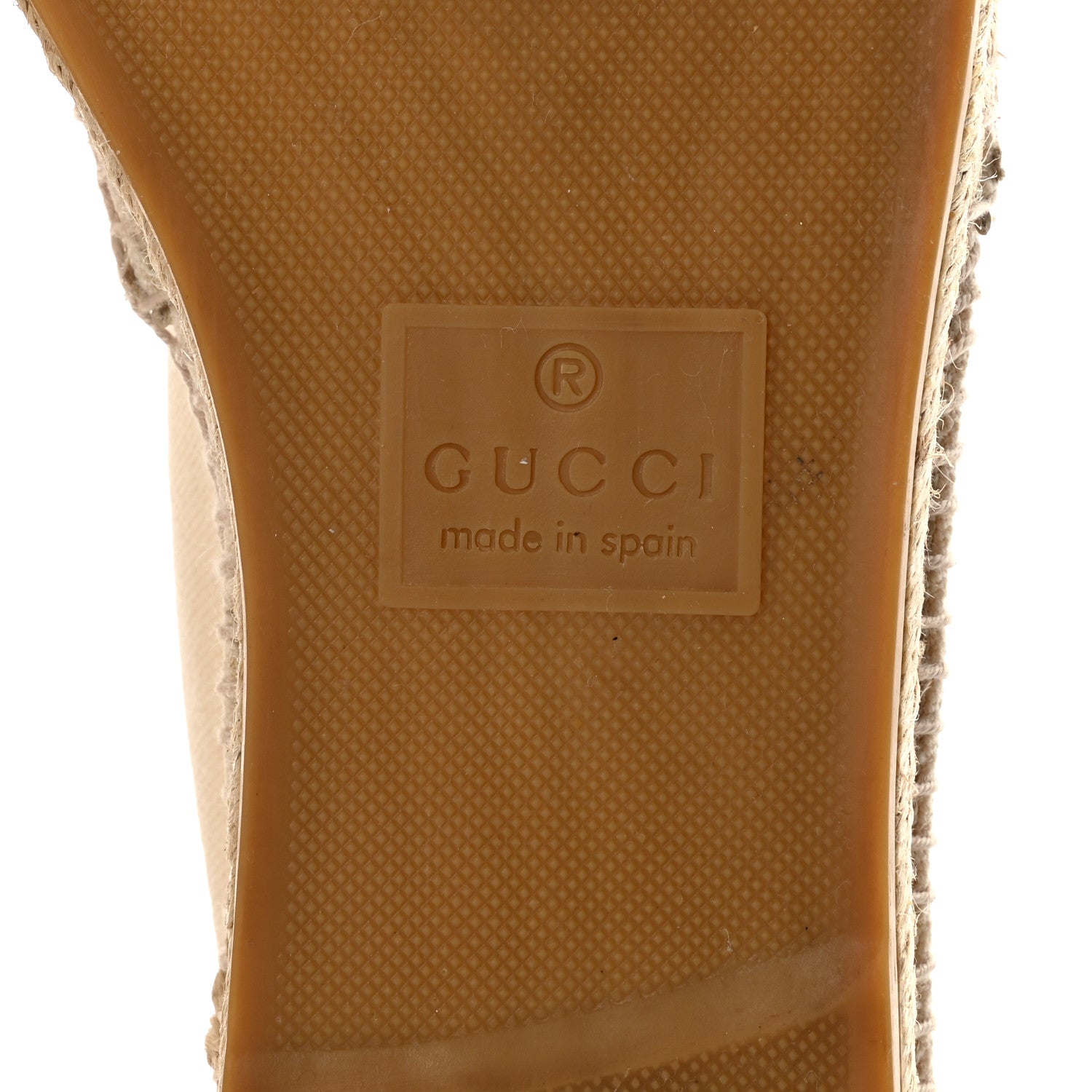 Canvas Logo Espadrilles 39.5 Greggio White