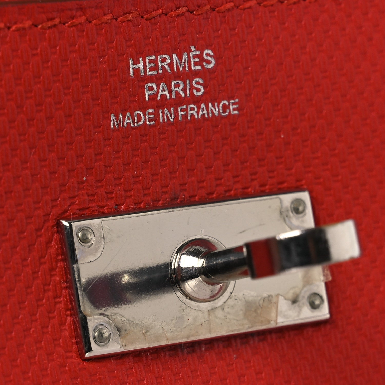 Grain d'H Kelly Longue Wallet Sanguine