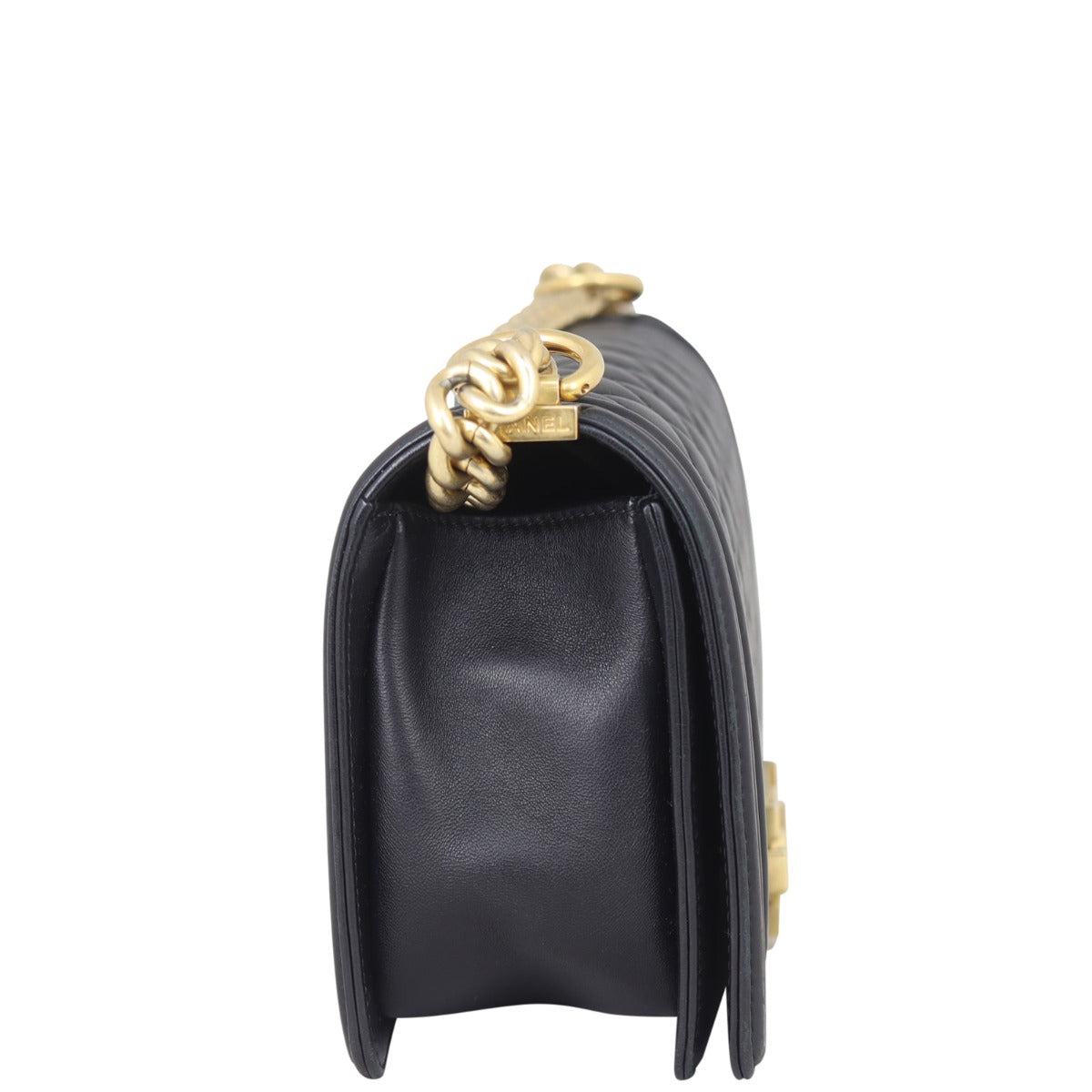 Chanel Boy Old Medium | Black Lambskin