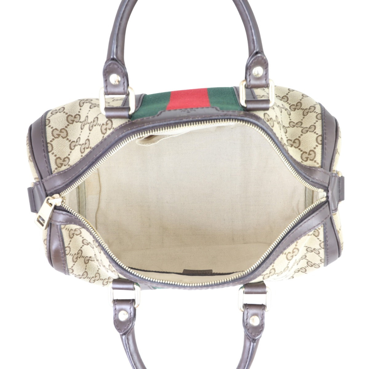 Gucci Vintage Web Original GG Boston Bag Medium