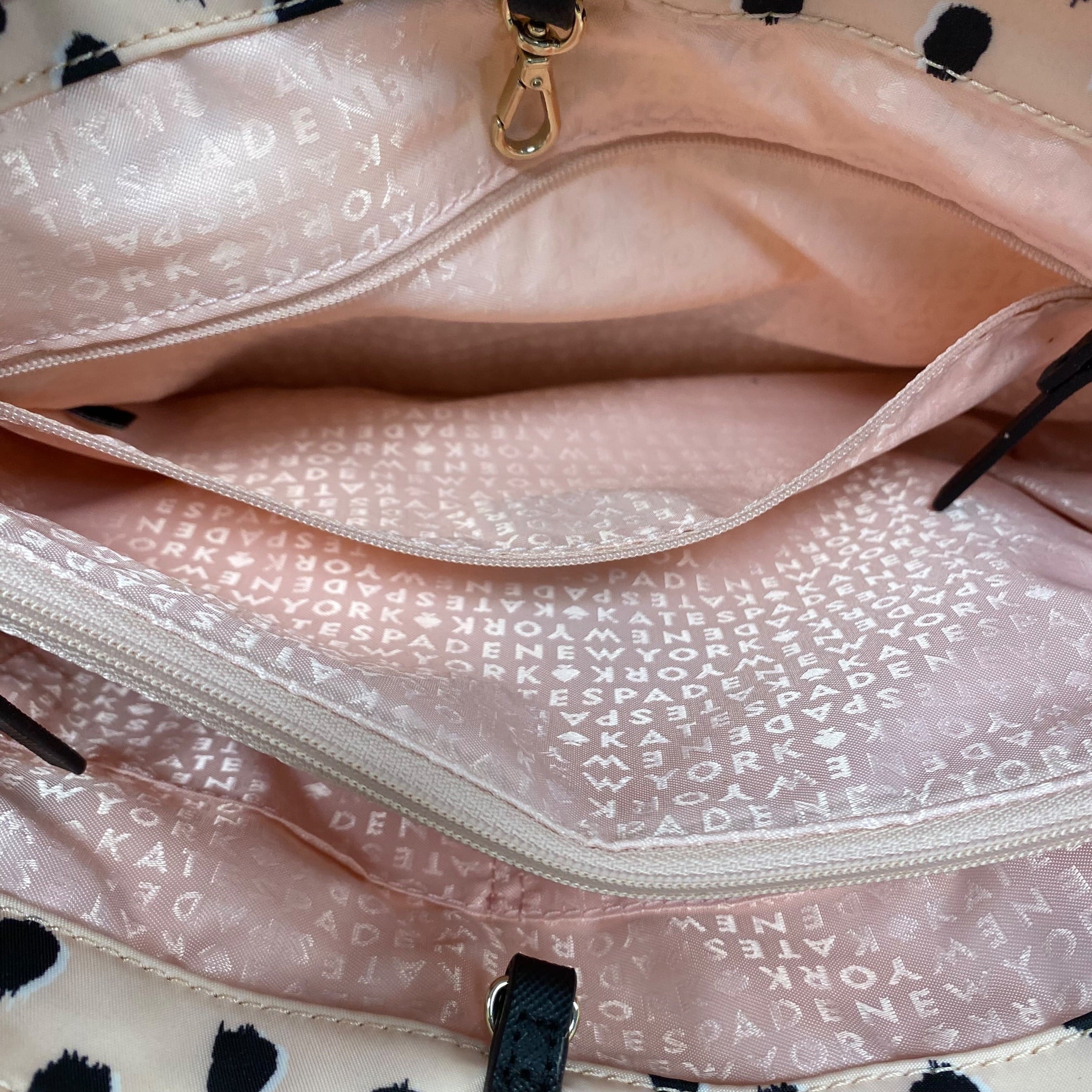 Crossbody Designer By Kate Spade In Black & Pink, Size:Small