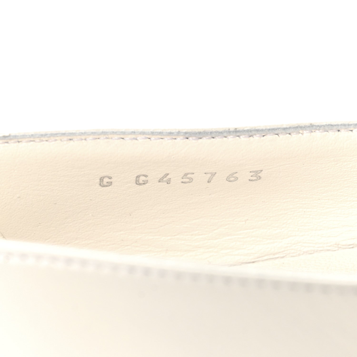Shiny Lambskin Grosgrain Pearl Mary Janes Flats 40 White Black