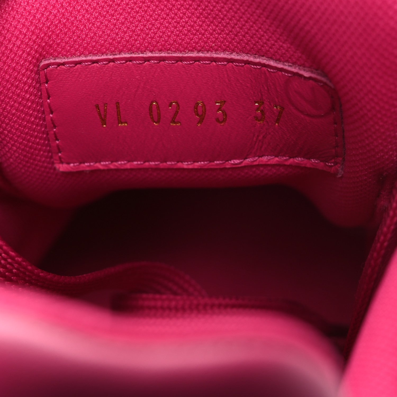 Calfskin Womens LV Trainer Sneakers 37 Hot Pink