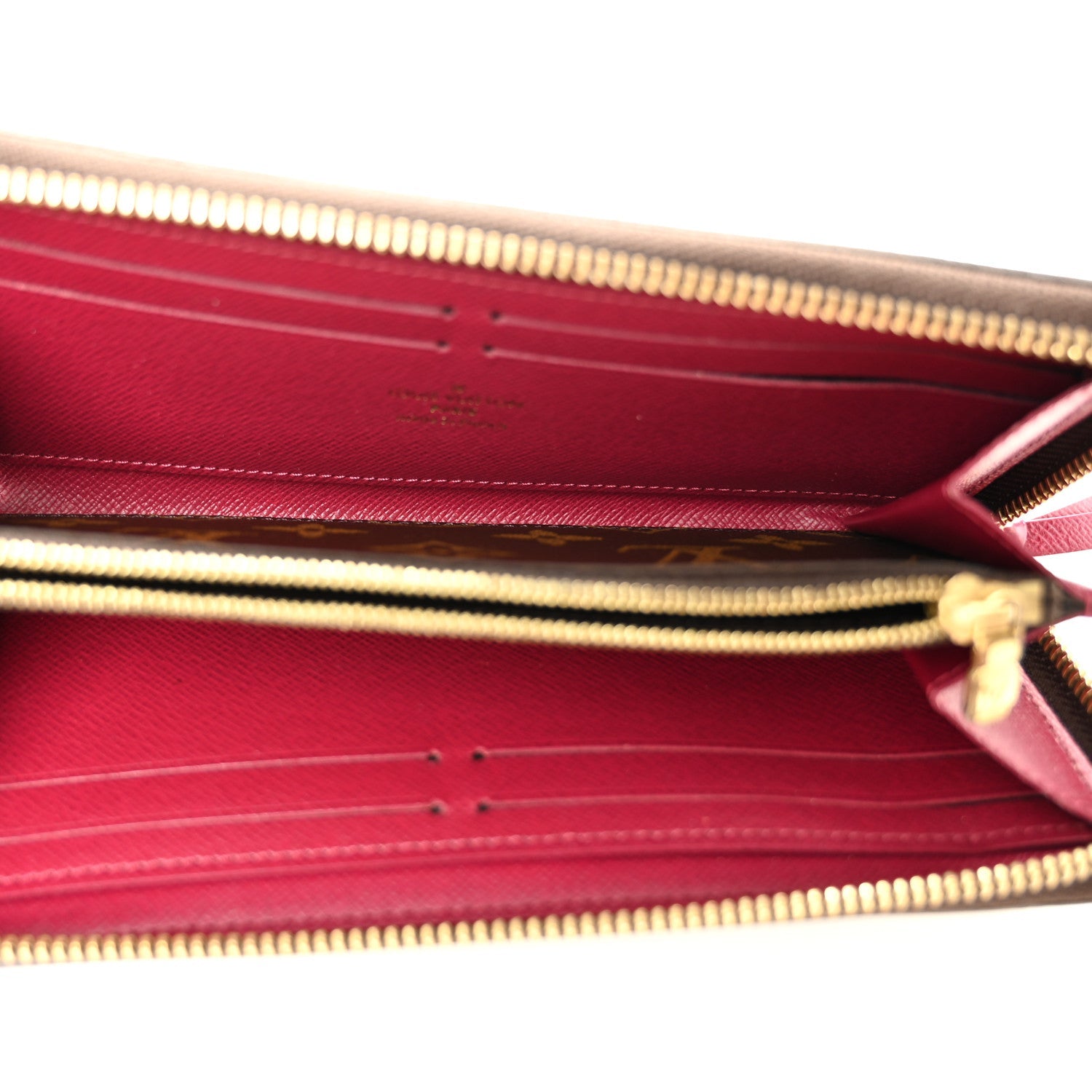 Monogram Clemence Wallet Fuchsia