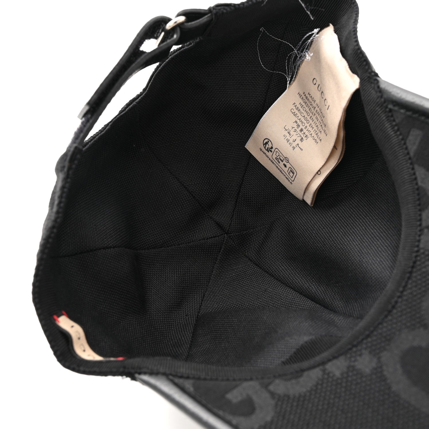 Monogram Jumbo GG Baseball Hat XS Black