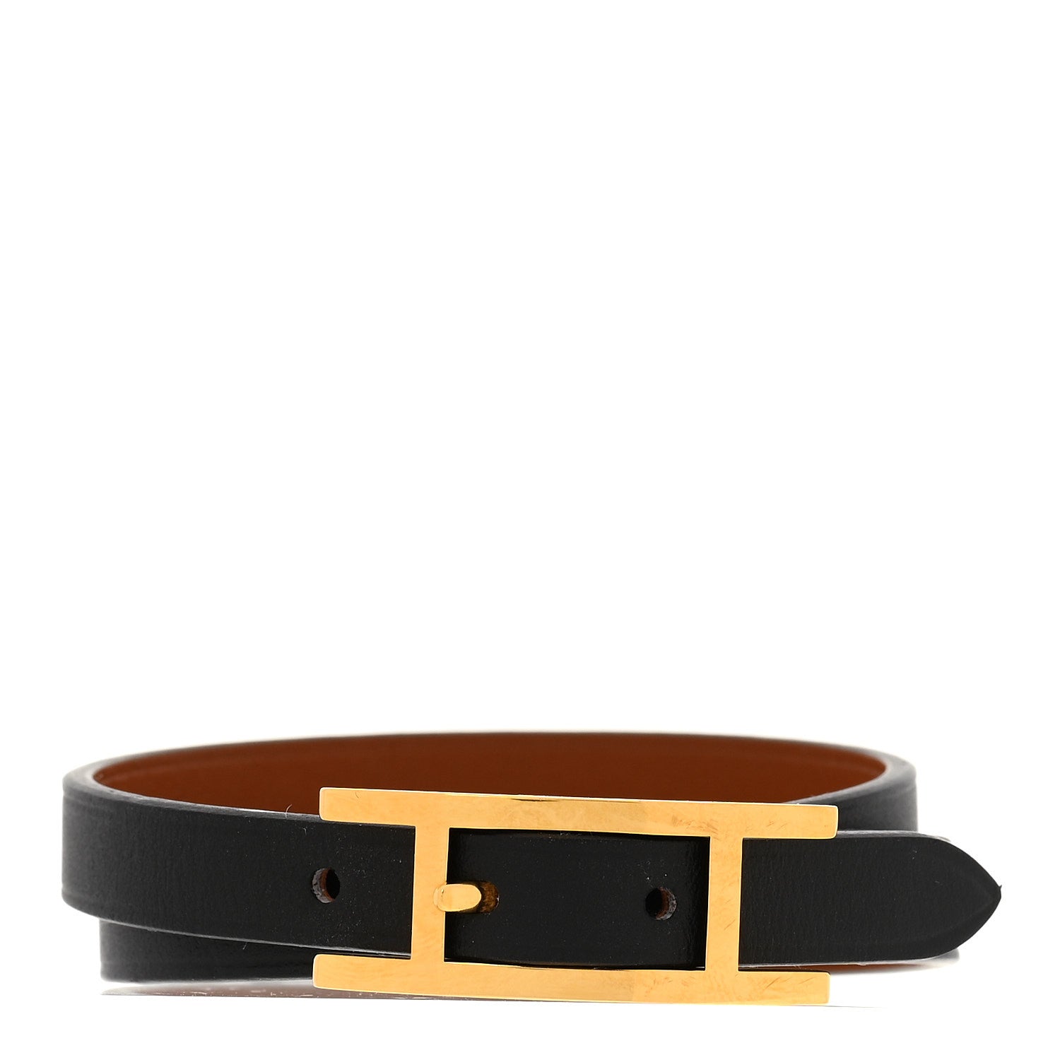 Chamonix Tadelakt Behapi Double Tour Bracelet T2 Black
