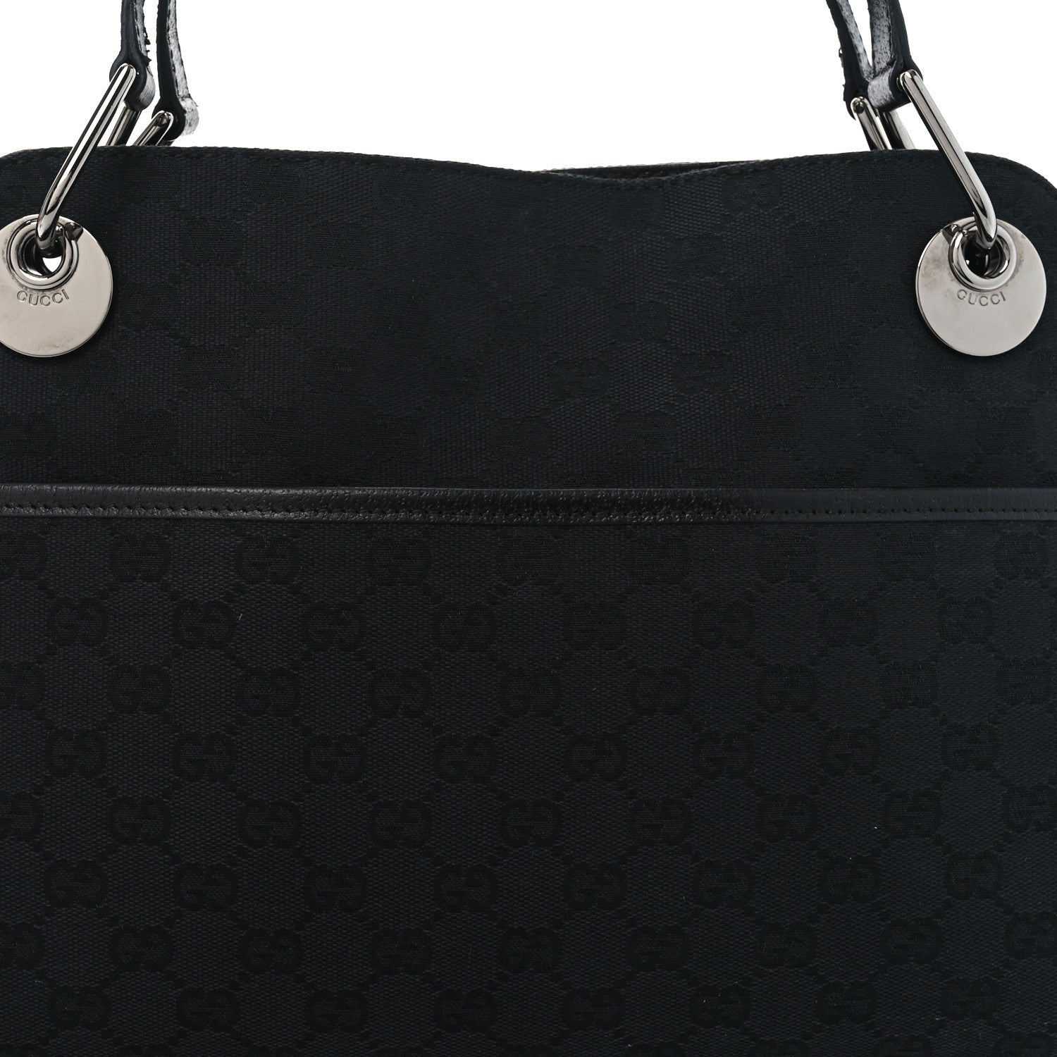Monogram Medium Eclipse Shoulder Bag Black